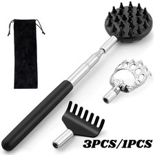 3 PCS Back Scratcher Long Reach Pick Itch Relief Tool Portable