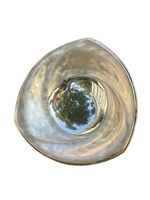 Beautiful WMF-IKORA Germany Silverplate Footed Bowl, Art Deco 1930-1940c