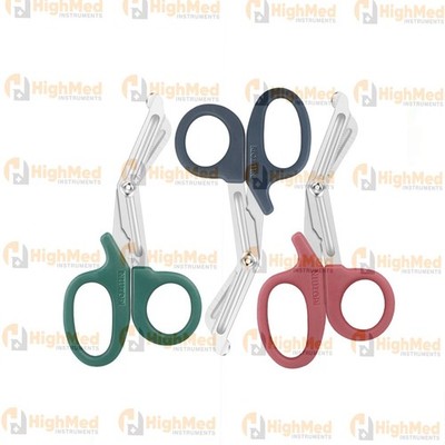 Trauma Shears, Medical Scissors 3-Pack, Premium Bandage Scissors for Nurses