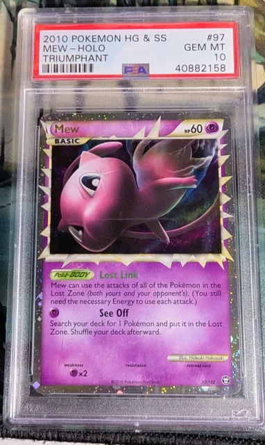 Pokemon Triumphant Mew Prime Gem Mint PSA 10