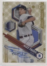 2018 Bowman High Tek Prospects Gold Rainbow Diffractor 49/50 Alex Faedo Auto 0f8