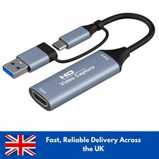 Image of 1080P HD Audio Video Capture Card 4K HDMI to USB C USB 3.0 Video Capture Devices
