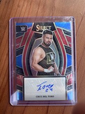 2024 Panini Select WWE-Signature Selections Cruz Del Toro #SL-CDT Red Prizm /99