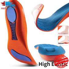Sport Orthopedic Insoles Shock Absorption Shoe For Feet Men Women Eva Breathable