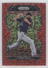 2022 Panini Prizm Tier II Red Donut Circle Prizm 98/99 Chris Sale #205 0x1
