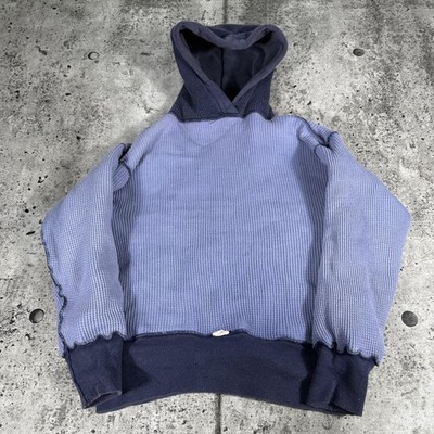Vintage Double face Hoodie thermal lined size M True vintage 60s