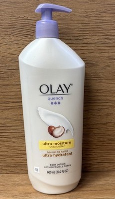 Olay Quench Shea Butter Body Lotion, Ultra Moisture  20.2 oz Large Pump Read*