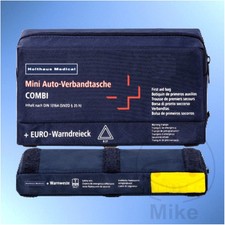 Verbandtasche Mini 3in1 mit Warnweste und Warndreieck Bullet Thundercat Silver H