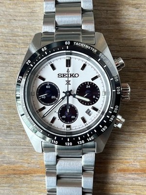 Seiko Prospex SSC813_P1 Solar Chronograph White Dial 38mm Sapphire 100M