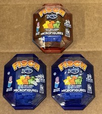 Lot Set x3 Fisch Mystery Micro Figures Sealed with DLC Code Collect Them All NEW