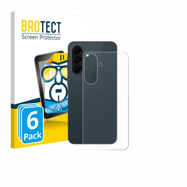 6X Samsung Galaxy A37 5G (RüCkseite) Displayschutzfolie Transparent-image