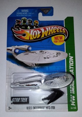 Hot Wheels 2013 Future Fleet #60 USS Enterprise NCC-1701 Battle Damage Version