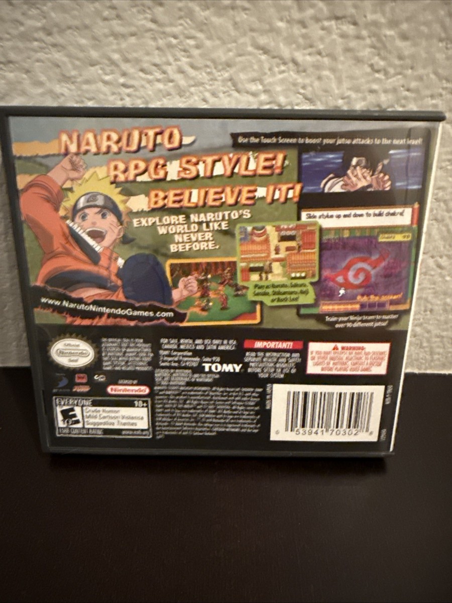 Naruto: Path of the Ninja (Nintendo DS, 2007) for sale online | eBay