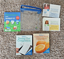 WEIGHT WATCHERS MEmbers Kit Complete Food  Dining Out Companion Books  Extras
