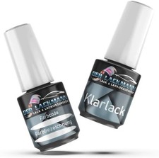 Auto Reparatur Lackstift Set für RENAULT:D69 GRIS PLATINE MET+Klarlack 2x20ml