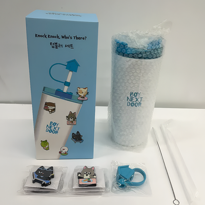 BOYNEXTDOOR EDIYA タンブラー スリーブ セット BOYNEXTDOOR EDIYA Coffee Official Tumbler Set KPOP Limited MD | eBay