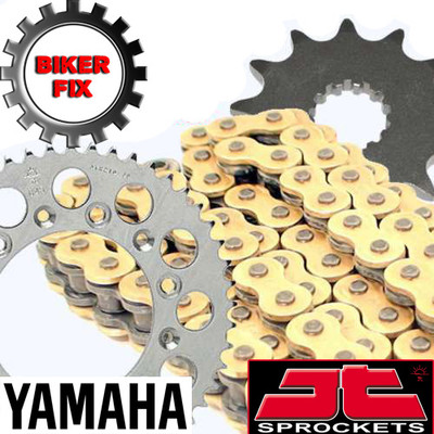 GOLD X-Ring Chain & and Sprocket Set FITS YAMAHA FZS 1000 FAZER 2001-2005