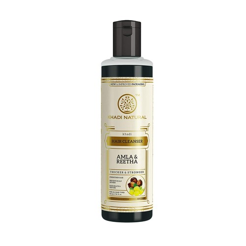 Khadi Natural, 210 ML Of Pure Herbal Foam Shampoo With Amla & Reetha Extract