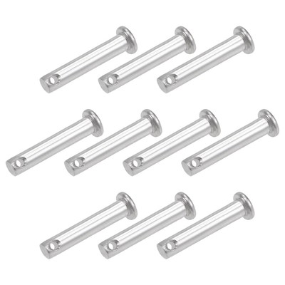 Trou Unique Goupille Blocage 5mm x 35mm Acier Inoxydable Blocage Goupille 10Pcs Trou Unique Goupille Blocage 5mm x 35mm Acier Inoxydable Blocage Goupille 10Pcs
