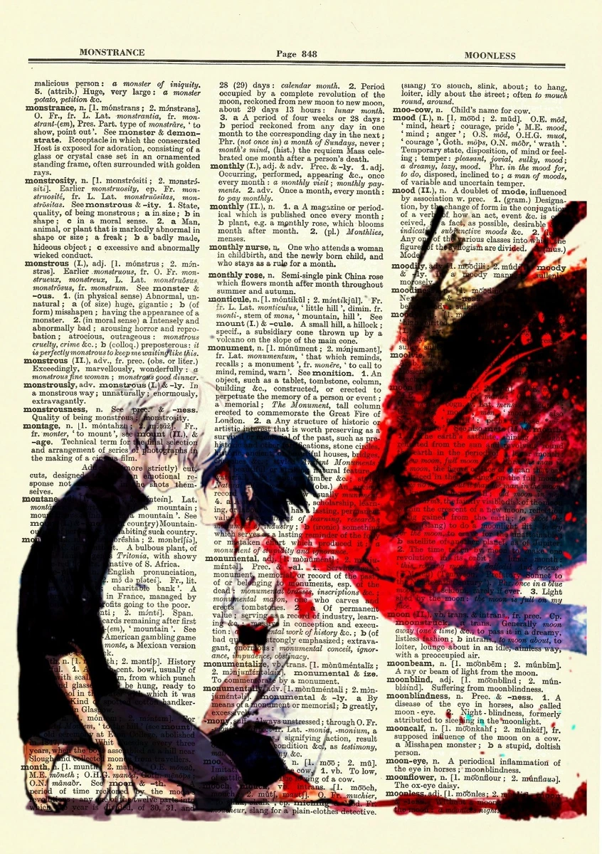 Kaneki Touka Tokyo Ghoul Anime Dictionary Art Print Poster Picture Book Manga