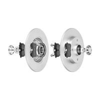 f.becker_line Bremsscheiben Ø249MM + BremsbelÄGe Hinten FÜR Citroen C4 II
