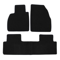 Velour FußMatten Automatten FüR Renault Scenic 2009-2016 3-Tlg Schwarz