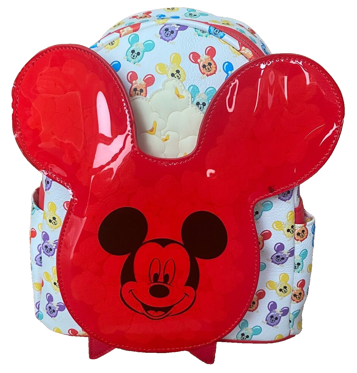 【注目コラボ】LoungeflyxDisneyミッキーBallon Popcornリュック New Disney Parks Loungefly Mickey Balloon Popcorn Bucket
