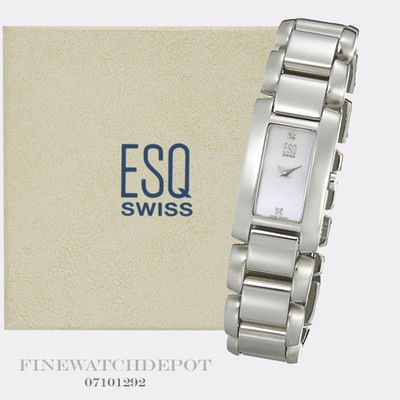 ESQ Silver Stainless Steel Linque MOP Watch 07101293 ESQ Movado Women main image 3