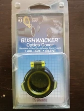 BUSHWACKER OPTICS COVER, SIZE 3, SPRING OPEN OPERATION, NEW IN PACKAGE, SEE-THRU