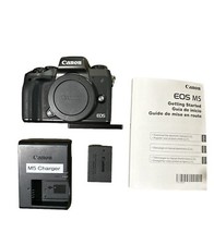 Canon EOS M5 mirrorless camera black color 24.2 megapixels