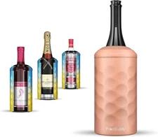 Wine Chiller Bucket Vacuum Insulated Wine Bottle Cooler & Holder Double Walled S