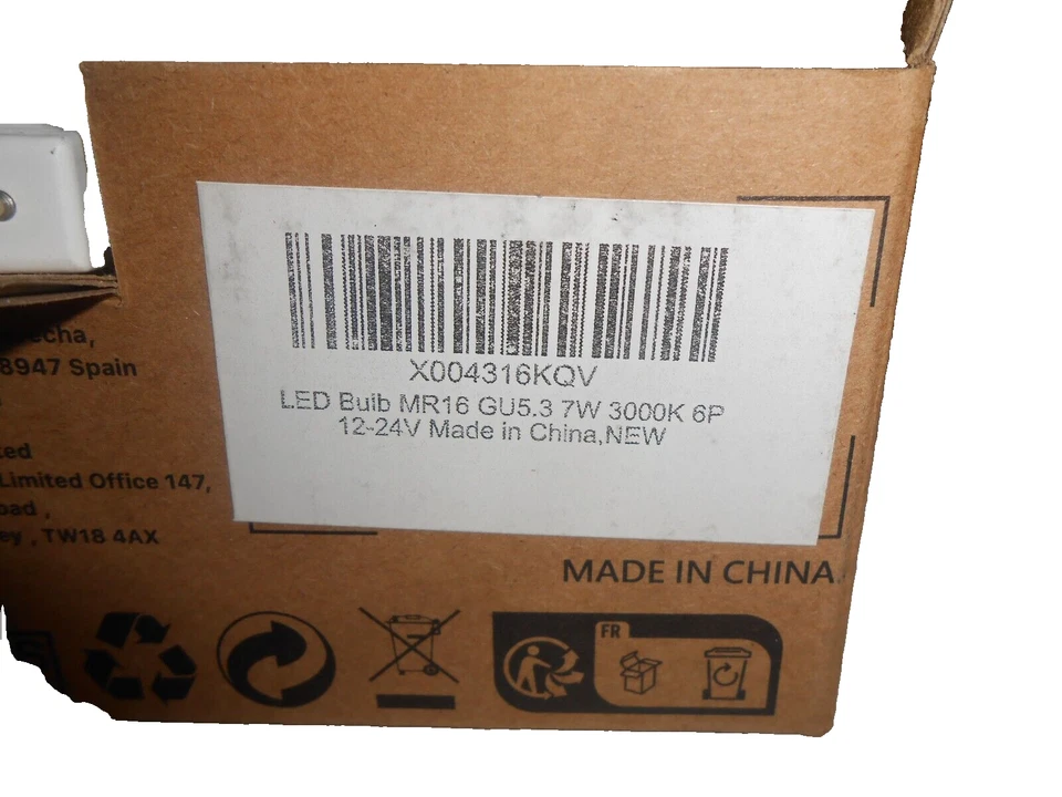 Six Pack MR16 GU5.3 7W 3000K 12-24V LED Light Bulbs - Image 3 of 3