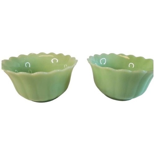 Set of 2 The Pioneer Woman Timeless Beauty Jadeite Glass Cereal Bowls NWT - Picture 7 of 10