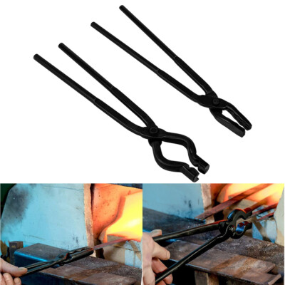 Knife Making Blacksmith Tongs Set Starter Beginner Bladesmith Anvil Vise Forge