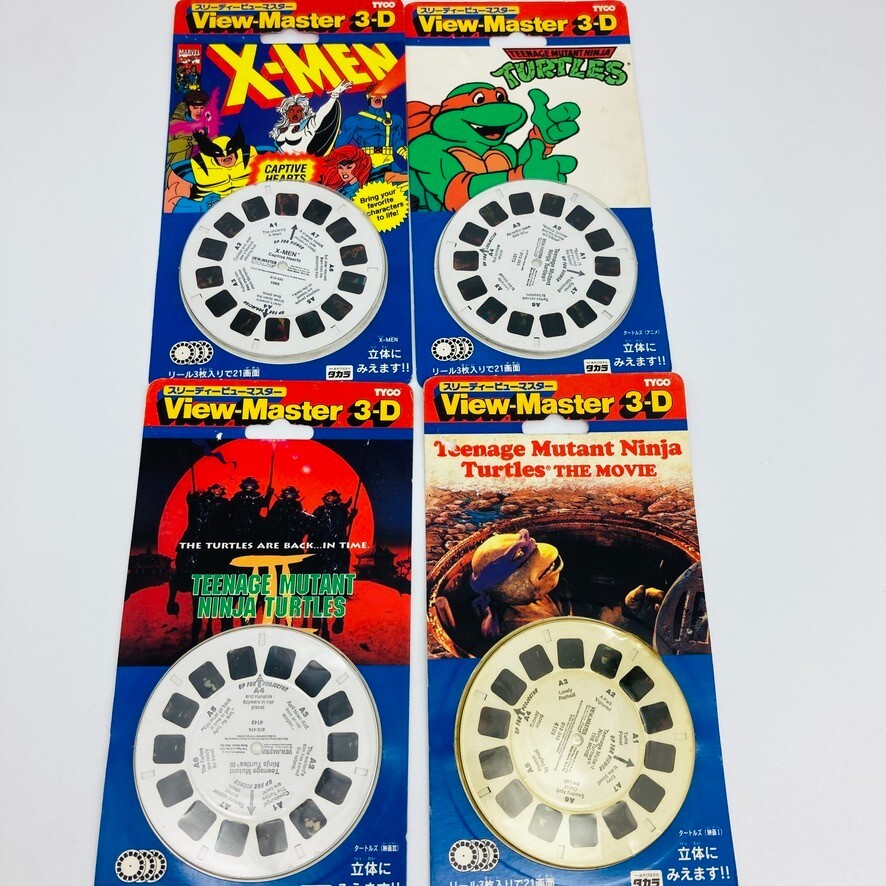 [ヴィンテージ] Viewmaster 3Dビューアー＋リール8種セット View Master Classic 3D Viewer Toy Set for Kids with Dinosaur