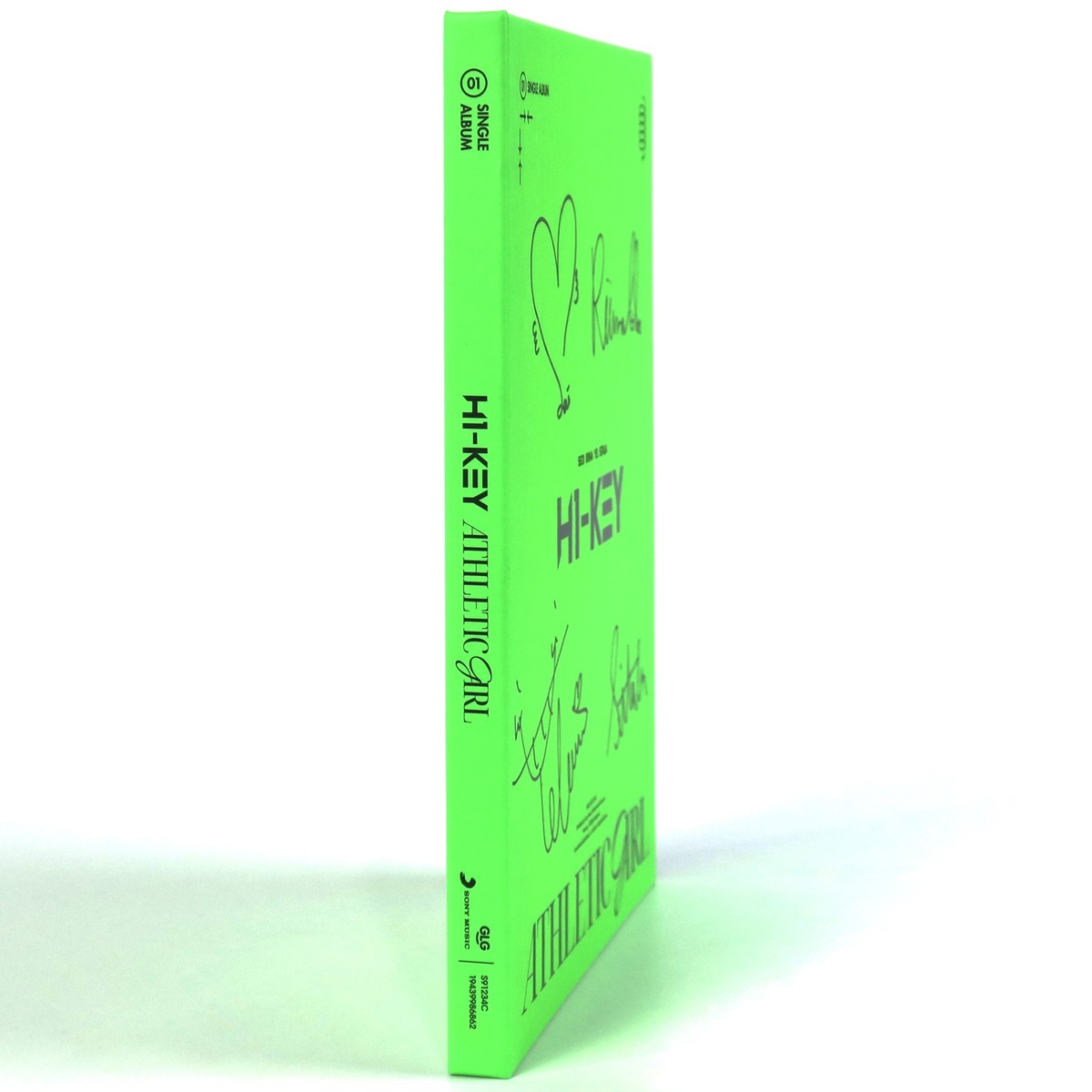 ★非売品◆サインCD◆H1-KEY ハイキー◆Athletic Girl H1-Key - Athletic Girl Signed Autographed Single Album CD