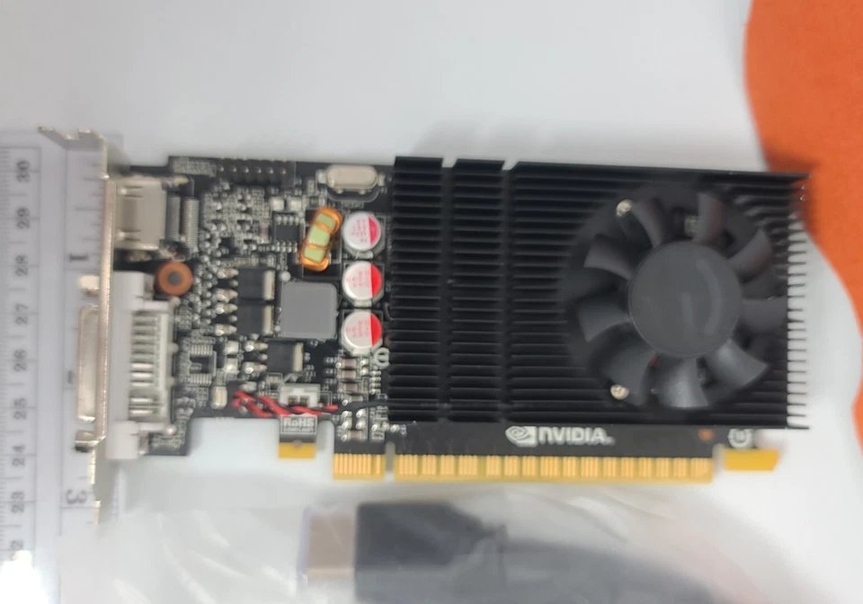 EVGA NVIDIA GeForce GT 730 1GB DDR3 PCIe x16 DVI HDMI Windows 10 Video Card - Image 4 of 4