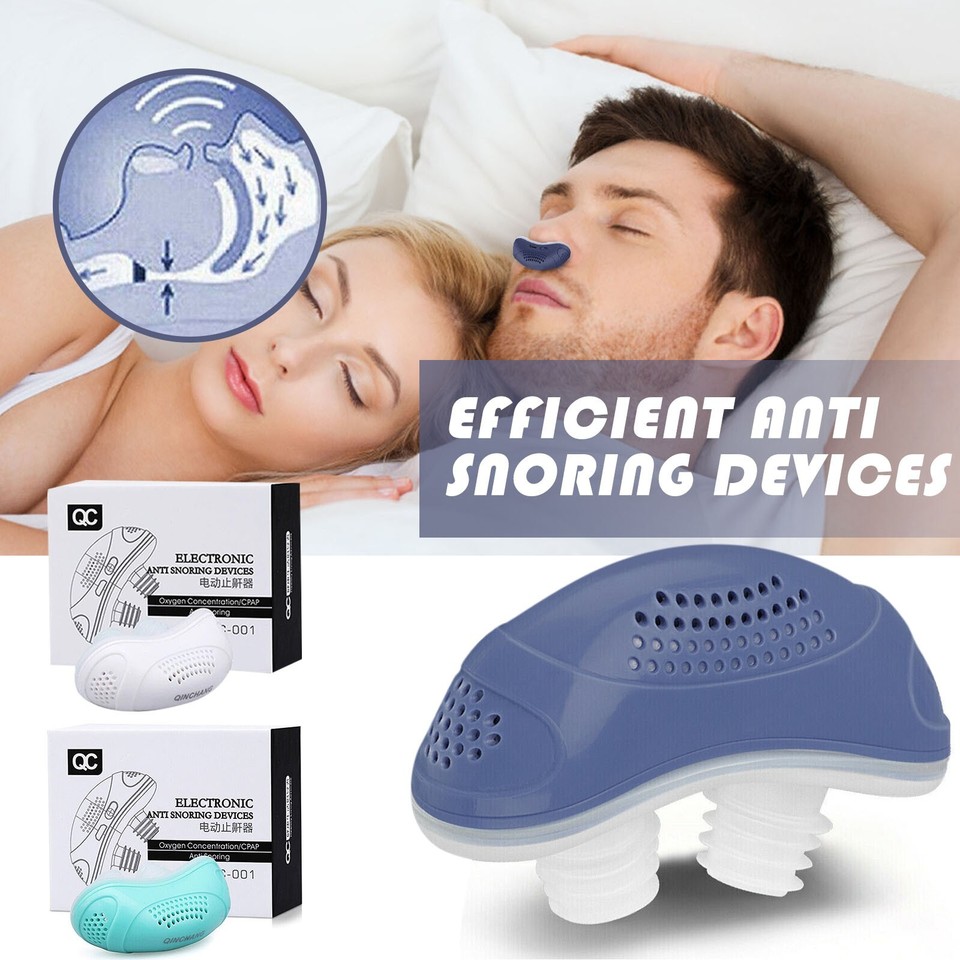 Micro Electric CPAP Noise Anti Snoring Device Sleep Apnea StopSnore