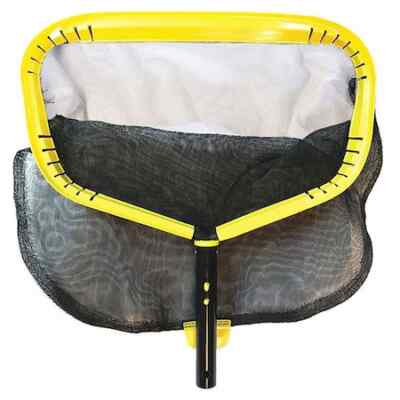 JED Pool Tools 40-387 Professional Aluminum Micro Mesh Deep Leaf Rake