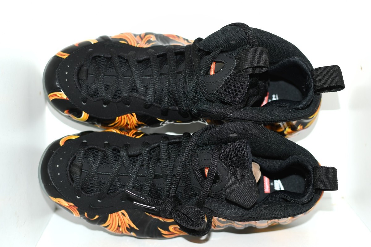 NIKE AIR FOAMPOSITE ONE x SUPREME SHOES & JERSEY BUNDLE - MENS 