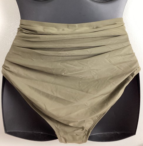 3x 24/26 donna blu costal drappeggiato verde oliva lati arricciati nuovo con etichetta - Foto 6 di 12