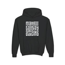 Inspirational Youth Hoodie - 'Make Today Amazing'
