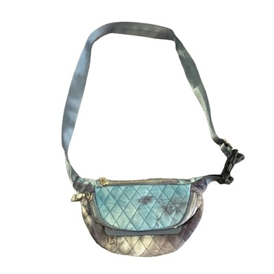Urban Expressions Urban Fit Belt Bag Blue Tie Dye Retired Fanny Pack Nylon Strap
