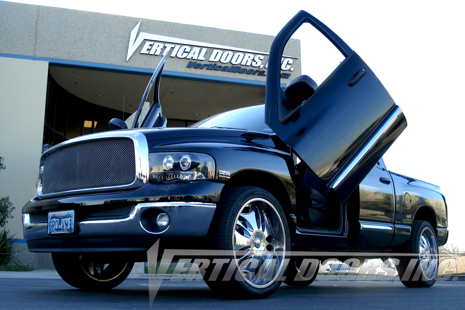 Vertical Doors Inc. Bolt-On Lambo Kit for Dodge Ram Truck 02-08