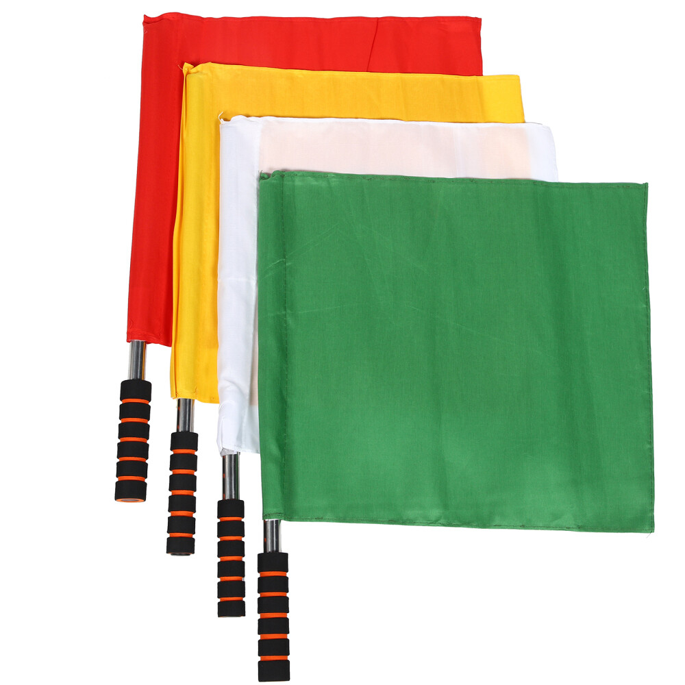 4 Pcs Flag Referee Flags Penalty Soccer Kit Playing Field Corner