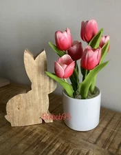 Red Real Touch Potted Tulips