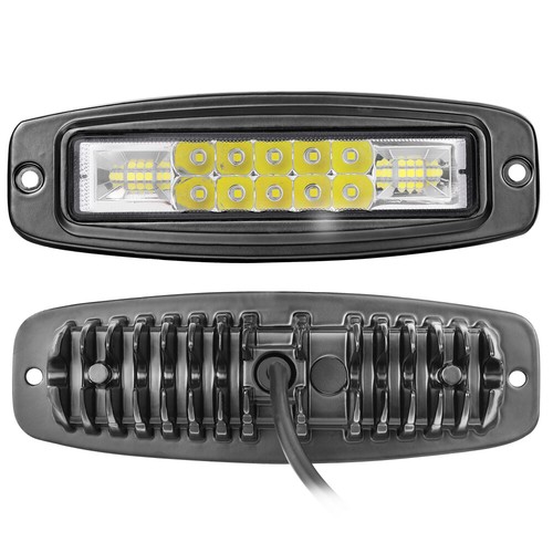 2x3/4/7 pulgadas con montaje al ras barra de luz LED cápsulas de inundación luces todoterreno tractor 4x4 12 V - Imagen 23 de 106