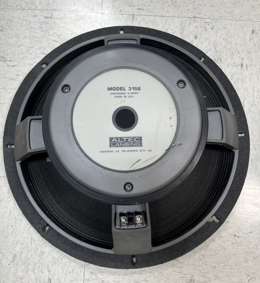 ◆大感謝祭!! ALTEC LANSING 3156 ウーファー m0s9728 ◇大感謝祭!! ALTEC LANSING 3156 ウーファー m0s9728