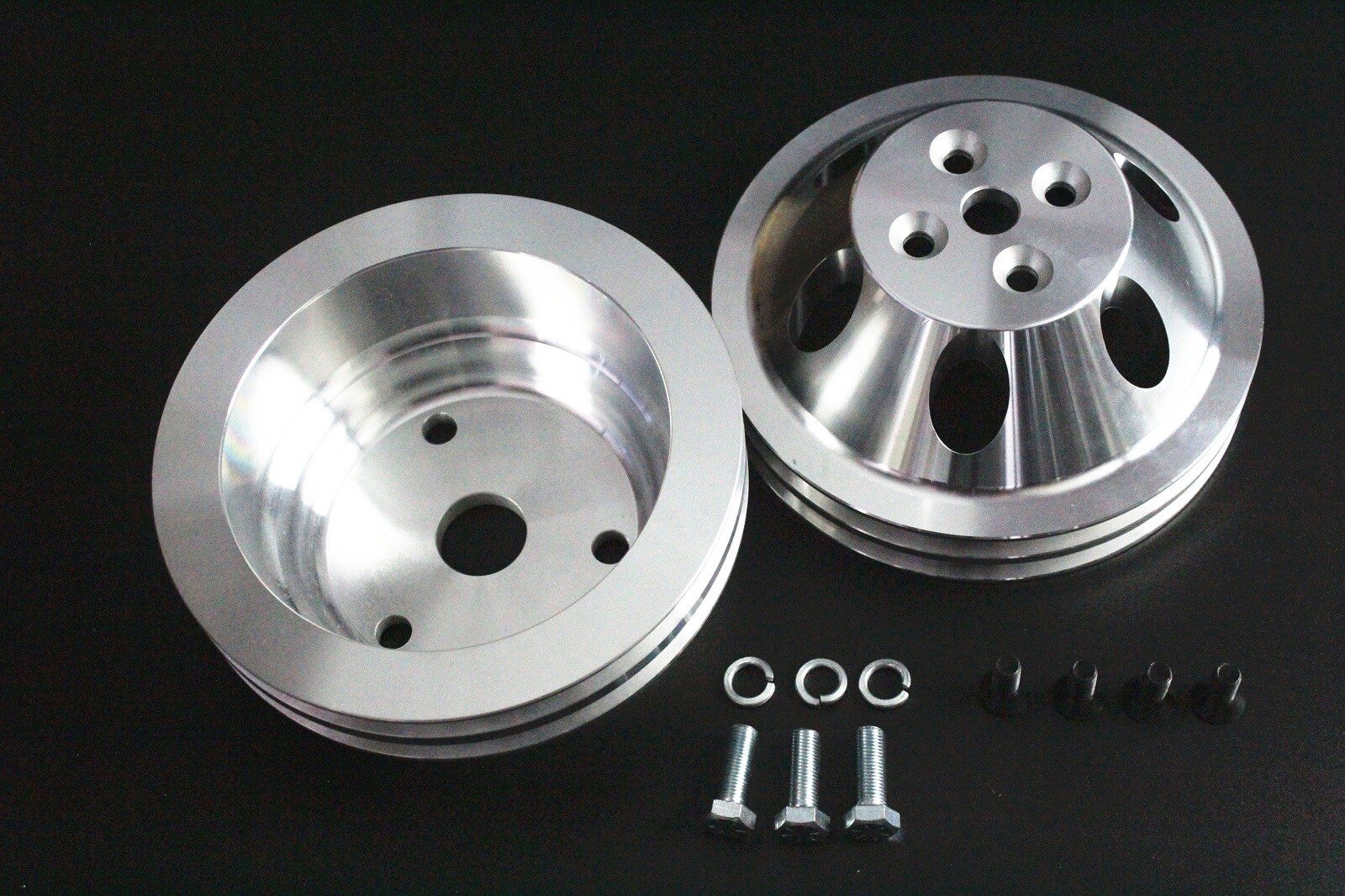 SB Chevy LWP Aluminium 1/2/3 Power Steering Water Pump Crankshaft