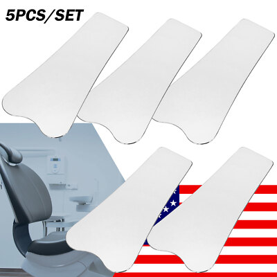5PCS Dental Orthodontic Stainless Steel Photographic Mirror Reflector Occlusal